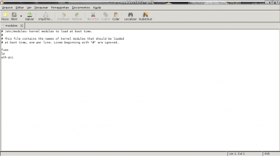 Linux: arquivo /etc/modules 