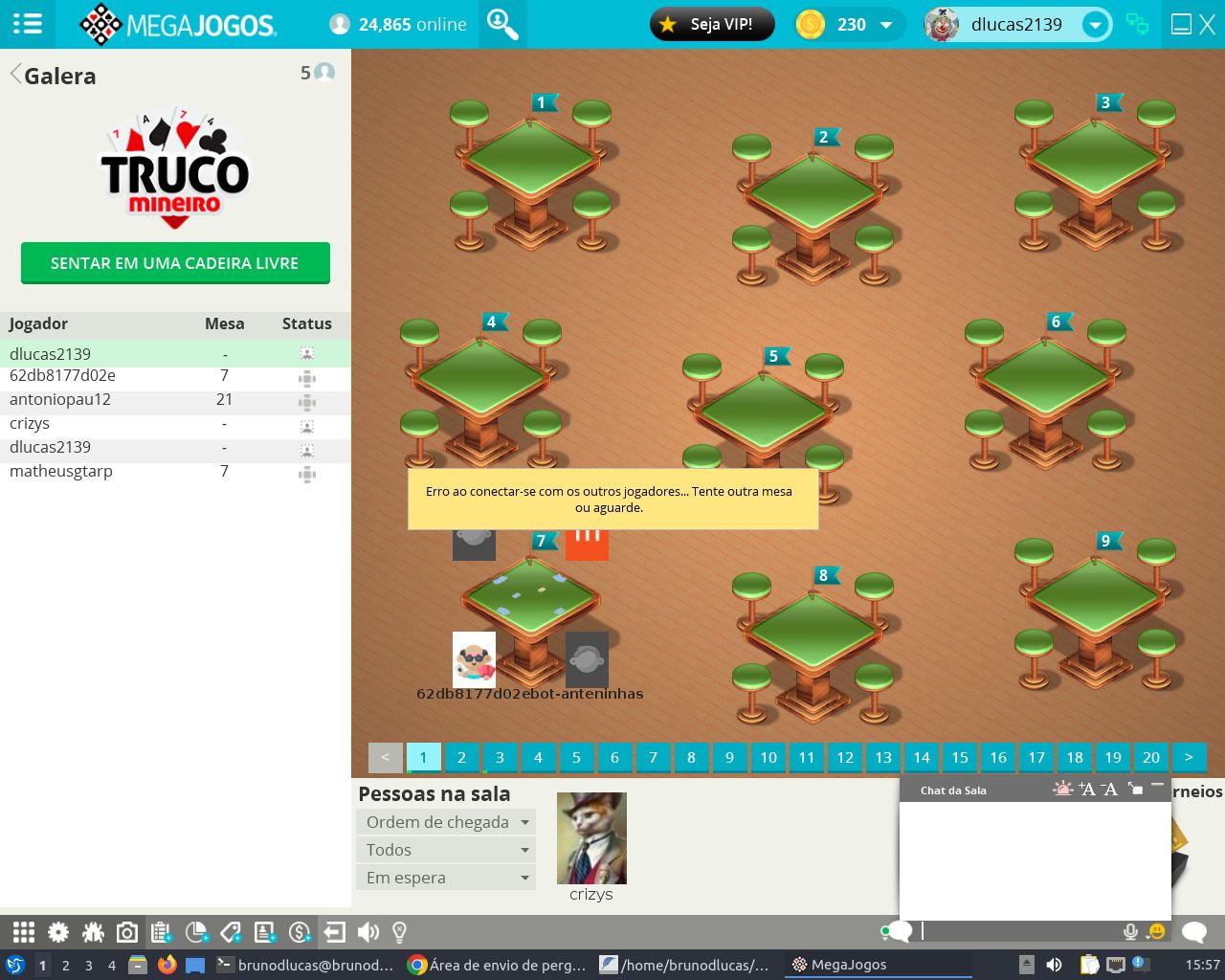 3 - Jogando Truco Online no MegaJogos 