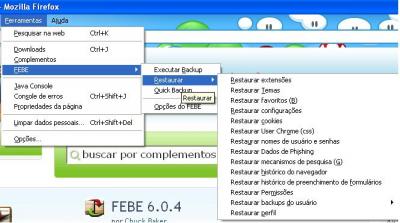 Linux: Backup no Mozilla
