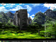 Openbox com o painel do gnome