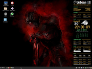 Cinnamon Desktop black