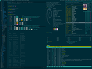 DWM + Solarized + Emacs