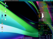 Xfce Conky configurado no Debian 12