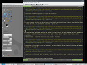 KDE Vim + materialbox + vim-airline